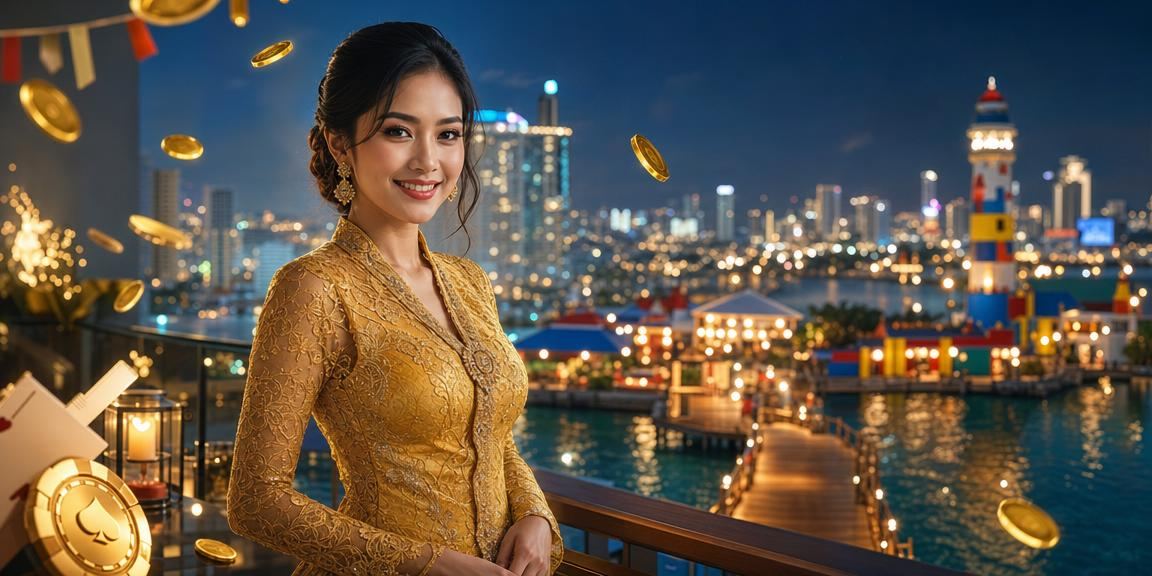Permainan poker kasino dalam talian bergaya kebaya Malaysia