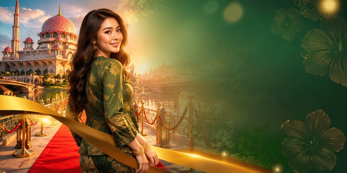 Suasana permainan VIP kasino bergaya Hari Raya di Putrajaya Malaysia